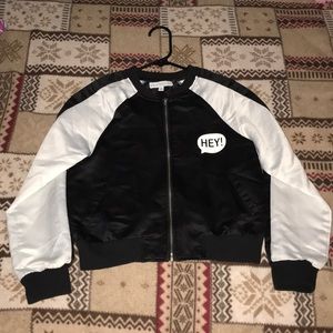 A jacket with fake pockets in the front!